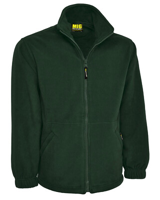 Herren MIG Classic Full Zip Fleecejacke Größe XS bis 5XL ARBEIT FREIZEIT FREIZEIT SPORT