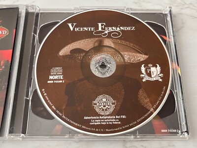 Vicente Fernandez Primera Fila CD/DVD ORIG 2008 Sony El Rey