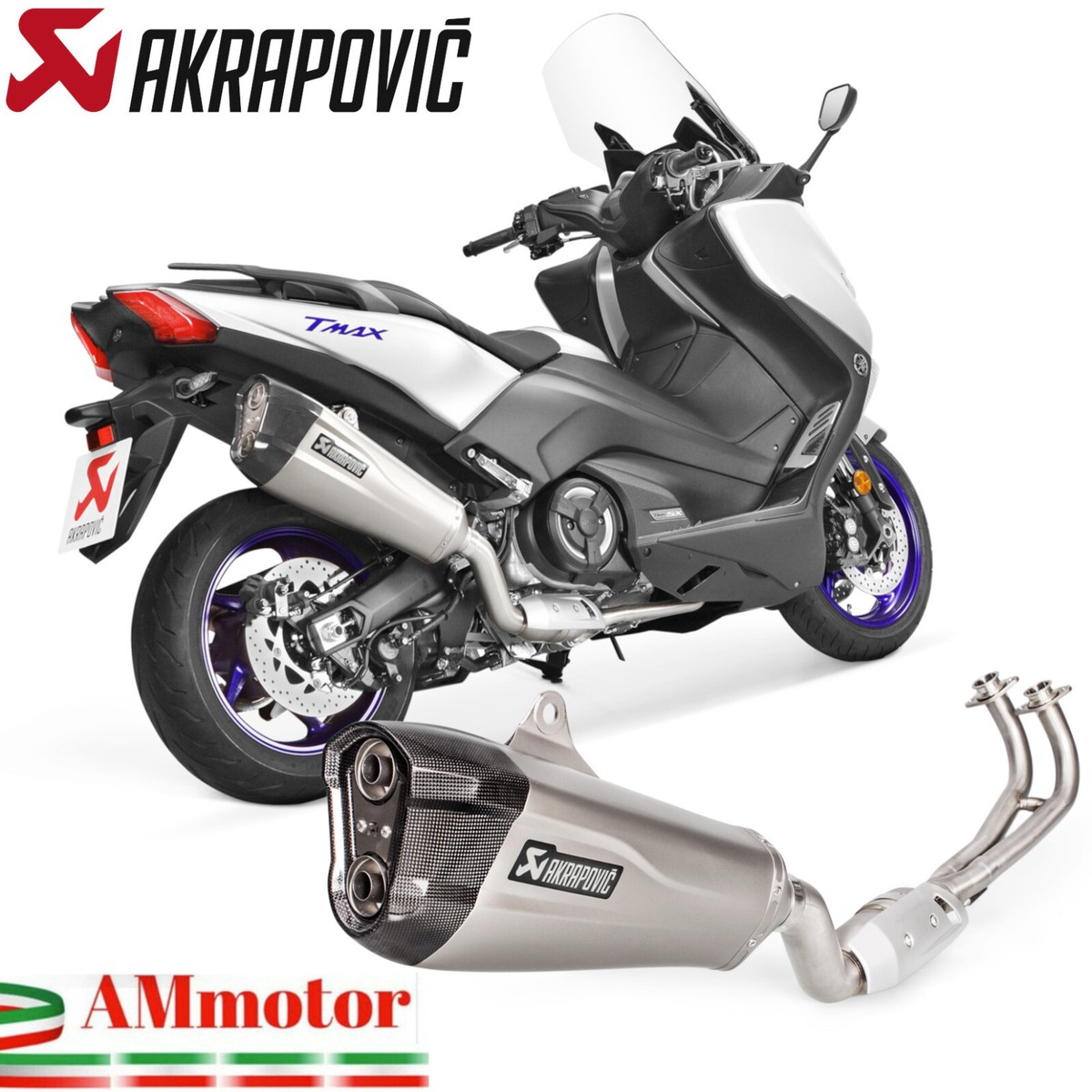 Marmitta Akrapovic Terminale Akrapovic T Max 530 Tmax 530