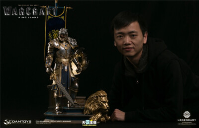 DAMTOYS DMLW08 Epic Series Warcraft movie King Llane 28-inch Premium Statue