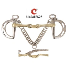 Kimblewick Verbindend Angled Double Jointed Bit (UKSALES25®) *SAME DAY DISPATCH*