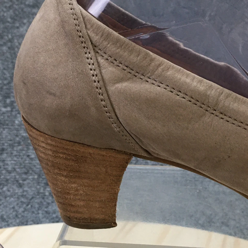 Zapatos Gabor para mujer EE. UU. 9,5 UK 7 zapatos de salón de cuero informales tacones cónicos punta redonda Foto 2 de 4