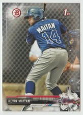 2017 Bowman Prospects #BP100 Kevin Maitan Baseball Card Atlanta Braves