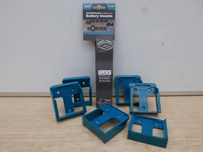 STEALTH MAKITA 18v LXT blue powertool battery mounts x 6