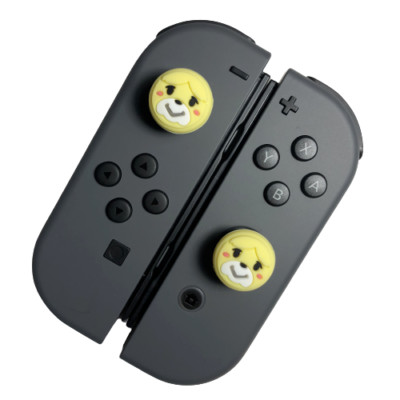 Animal Crossing Isabelle ACNH Themed Caps Nintendo Switch Joycon Two Thumb Grips