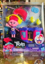 DreamWorks Trolls World Tour Party DJ Poppy Fashion Doll with Musical DJ NEW