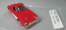 "NEW" TYCO 1960 RED VETTE HO SLOT CAR BODY (TYCO WIDE CHASSIS)