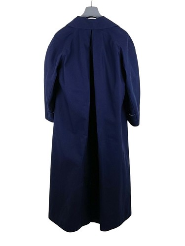 Chaqueta de gabardina de algodón azul marino PRADA de gran tamaño IT38/US4 nueva con etiquetas - Imagen 3 de 8