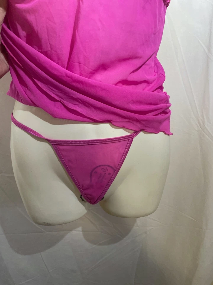 Lingerie Babydoll Feminina Seven Til Midnight Rosa Fúcsia Tamanho Único Compatível com Grande - Imagem 3 de 4