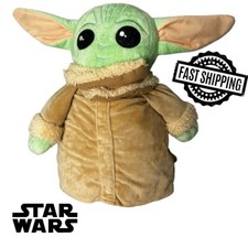 Baby Yoda Plush Backpack Star Wars Mandalorian 13" Tall 15" Wide FAST SHIPPING 