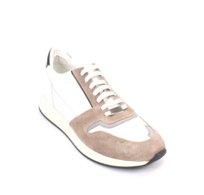 Roberto Serpentini 1996 Multicolor Leather Lace-Up Sneakers Shoes 41 / US 8