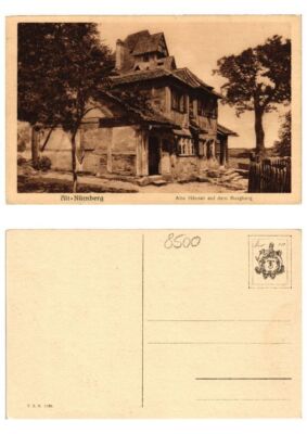 CPA AK GERMANY NÜRNBERG Alte Hauser auf dem Burgberg (571846)