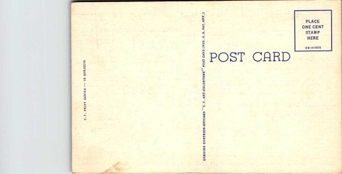 "Leinen Postkarte Humor Outhouse ""Hier stehe ich verlassen und grau" - Bild 2 von 2