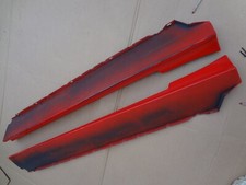 1999 - 2001 Mustang Cobra Side Skirts Red Oem Sku G51