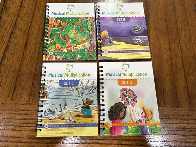 The Good and the Beautiful Musical Multiplication-set of 4 books, no music 
