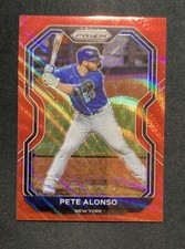 2021 Panini Prizm Tier II Red Wave Prizm /99 Pete Alonso #171