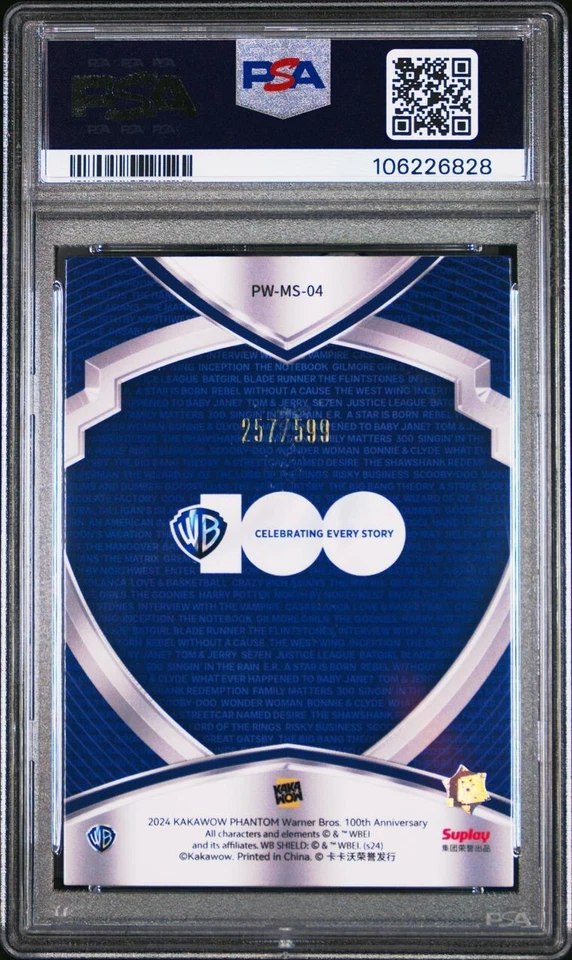 Daffy Duck Superman 2024 Kakawow Warner Bros WB MashUps /599 PSA 10 GEM MINT - Image 2 of 3