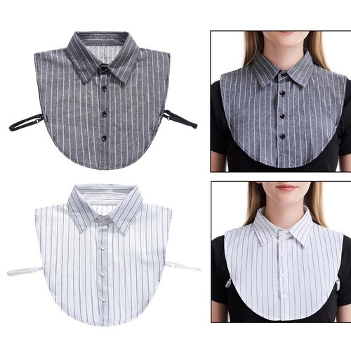 Faux Col Détachable En Mousseline - Accessoire Mode Pour Chemisier Ou Robe - Taille Élastique