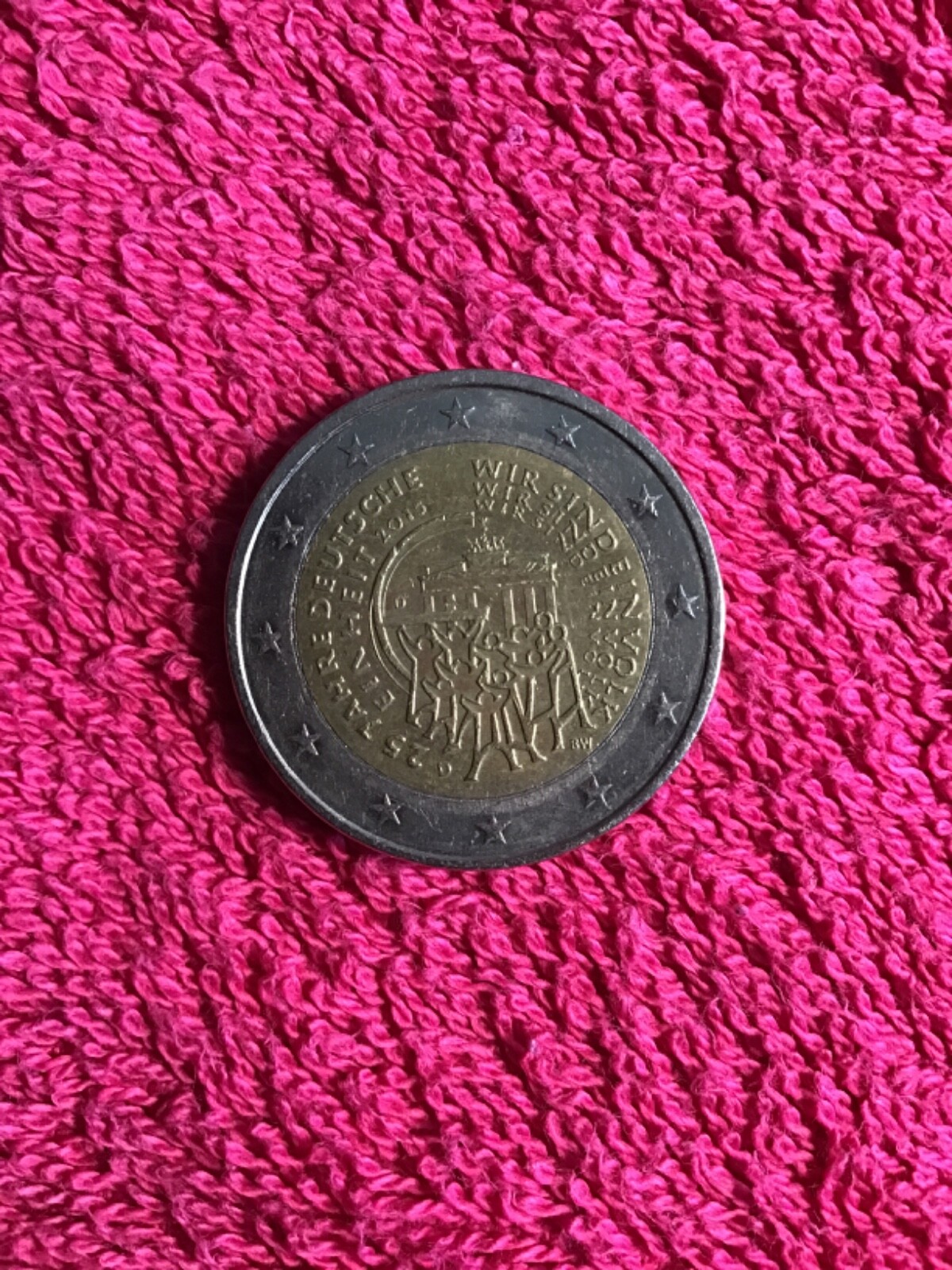 2 Euro Münze Wir Sind Ein Volk Wert 2 Euro Münze Wir sind ein Volk 25 Jahre deutsche Einheit 2015