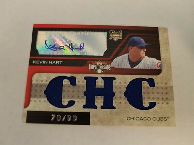 Kevin Hart 2008 Topps Triple Threads Autograph Auto Jersey SP 70/99 Chicago Cubs
