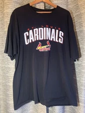 Gear For Sports St. Louis Cardinals Tee Shirt Mens XXL Black