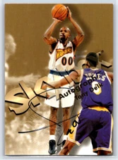1998 SkyBox Premium Tony Delk #NNO Autograph Golden State Warriors