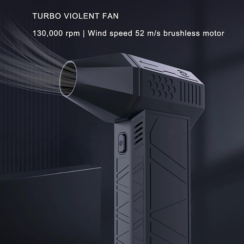 Super Fan Turbo Powered Jet Air Blaster 2.0 Jet Dry Mini Blower 130,000 RPM - Picture 3 of 14