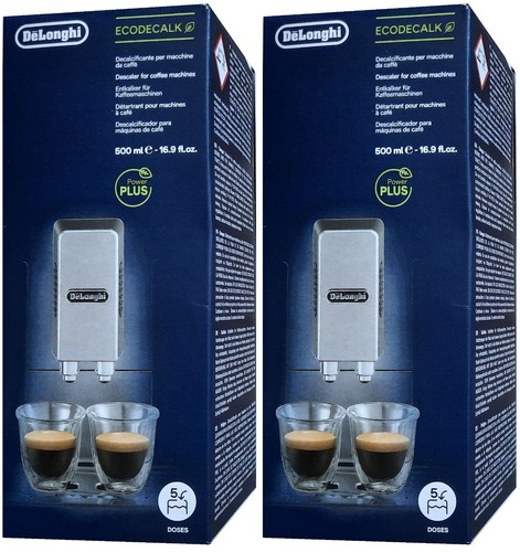 De'Longhi DLSC500 EcoDecalk Entkalker für Kaffeevollautomaten  2x 500ml