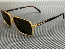 PRADA PR A57S 5AK90F Gold Brown Mens 58 mm Su...