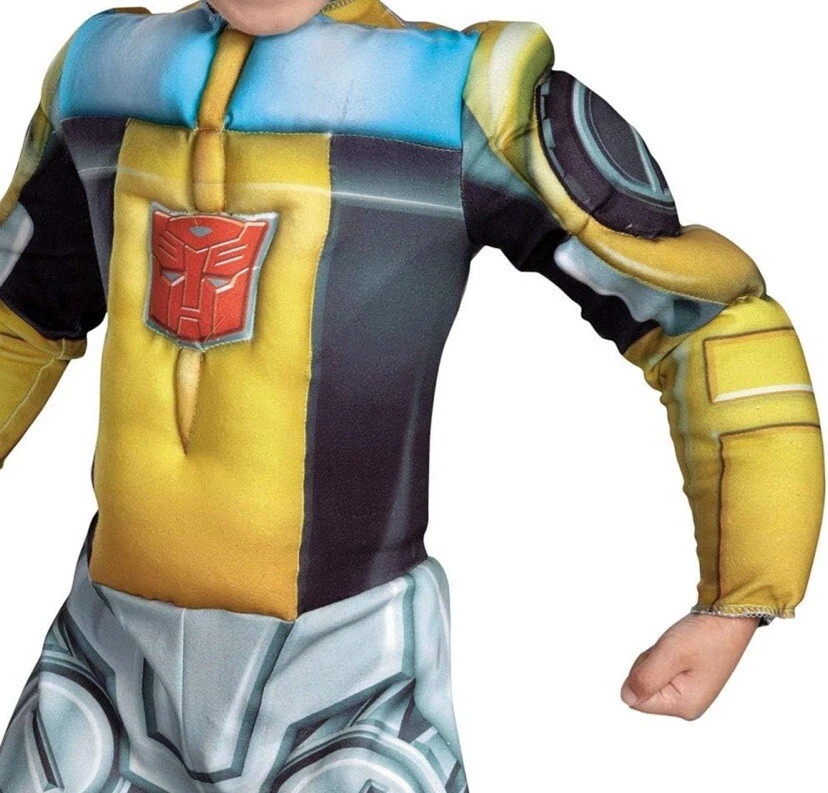 Disfraz de Bumblebee Transformer Rescate Bots Vestir Halloween Niño Pequeño 4-6 Foto 4 de 4