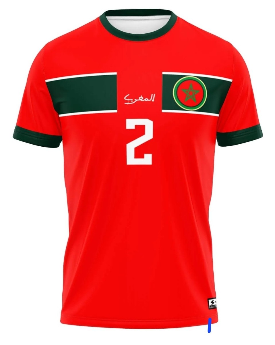 Morocco Hakimi 2 Soccer Jersey | eBay