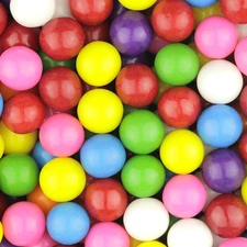 Gumballs for Gumball Machine Refills - Assorted Fruit Flavored Gum Balls - 0.5" 