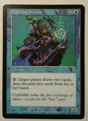 Cephalid Broker *Uncommon* Magic MtG x1 Odyssey SP