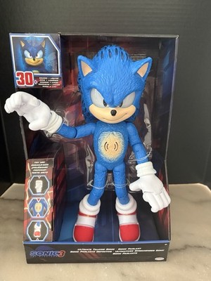 Sonic The Hedgehog 3 Ultimate Talking Sonic Figure Toy Jakks NEW HTF 12  Movie