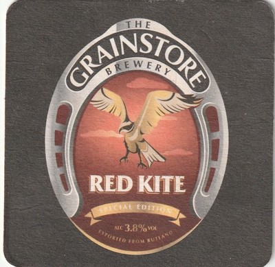 BEER MAT - DAVIS'ES GRAINSTORE BREWERY - RED KITE - (Cat No 004) - (2015)