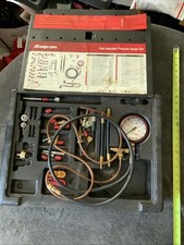 Snap On Master Fuel Injection Pressure Guage Set Has Damage See Pics.untested