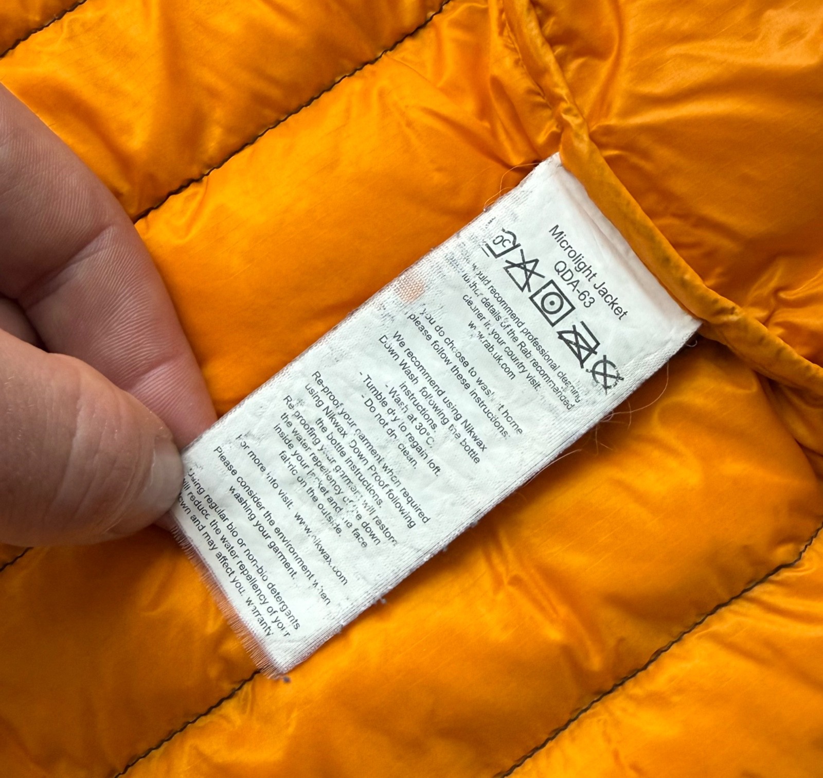 Rab Pertex Microlight Down Dark Gray Jacket Puffe… - image 10