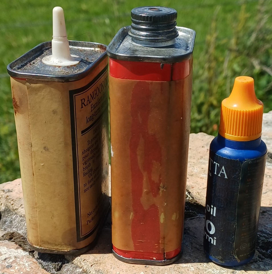 Rangoon Rifles Vintage Rangoon Oil Cans Parker-Hale Sternol Beretta Gun Shotgun Rifle ...