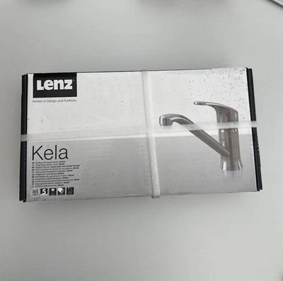 Lenz KELA Küchenarmatur Spültisch Einhebelmischer Nickel-matt 360° 44830022 NEU - Bild 1 von 4
