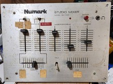 Numark DM-1000 Studio Mixer Dual Channel Vintage Rack DJ Mixer