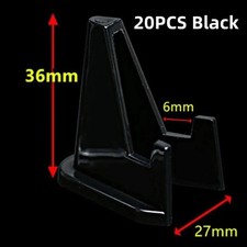 40pcs Acrylic Stands Mini Coin Display Stand Easel Holder Rack Shelf for Medals