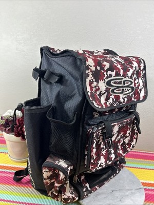 Boombah Superpack Digicamo Baseball Softball Bag Bat Pack 4 Bats Carry Backpack