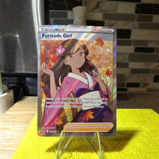 Pokémon TCG Furisode Girl 190/195 Silver Tempest UR Full Art Holo ENG on eBay
