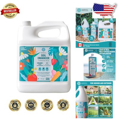 Plant Food 135oz Organic Liquid Fertilizer - Boosts Blooms & Roots