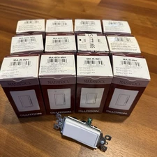 12pc Lutron Maestro MA-600-WH Master Dimmer (7) + MA-R-WH Companion Dimmer (5)