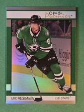 2026 O-Pee-Chee Premier Miro Heiskanen Dallas Stars Green Card #P-63