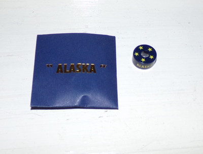 New Carnival ''ALASKA'' fun FUN ship EFFY jewelry barrel Blue Stars NON  ABS
