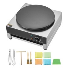 Uimoso 16-Inch Electric Crepe Maker, 1700W Non-Stick Commercial Machine