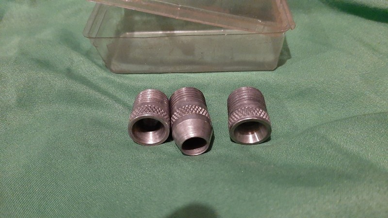 HERTER'S WELLS STEEL POWDER MEASURE DROP TUBES FUNNEL FULL SET S M L & shotshell