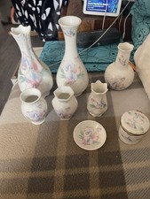 Aynsley Little Sweetheart Collection Fine Bone China Vases